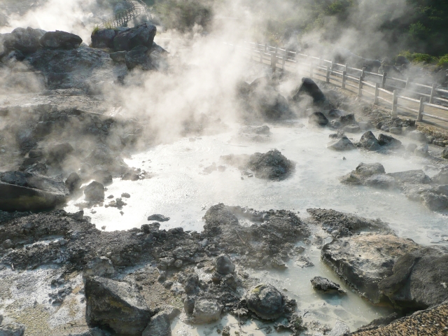 雲仙地獄の温泉